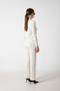 White Core Lounge Straight Pants