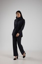 Black Core Lounge Straight Pants
