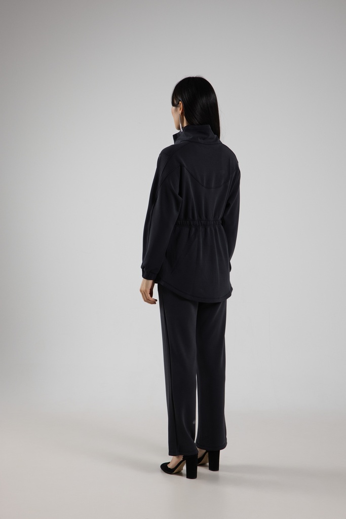 Black Core Lounge Straight Pants