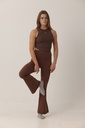 Chocolate Flared  Active Pants