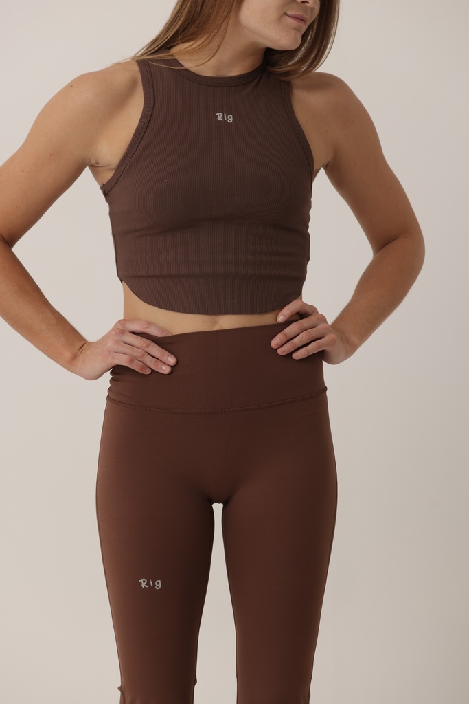 Chocolate Flared  Active Pants