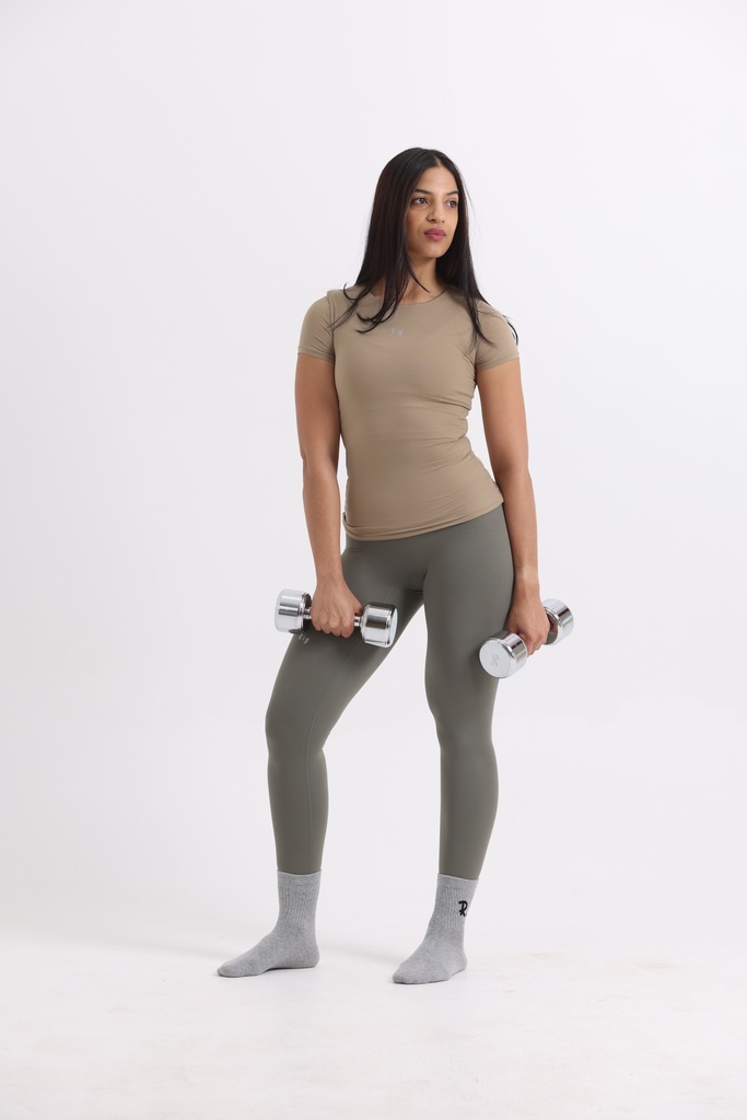 Khaki Slim Fit Top 