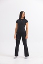 Black Flared  Active Pants