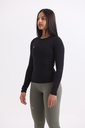 Black Slim Fit L/S
