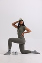 Dusty Matcha Slim Fit Top