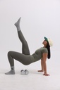 Dusty Matcha Slim Fit Top