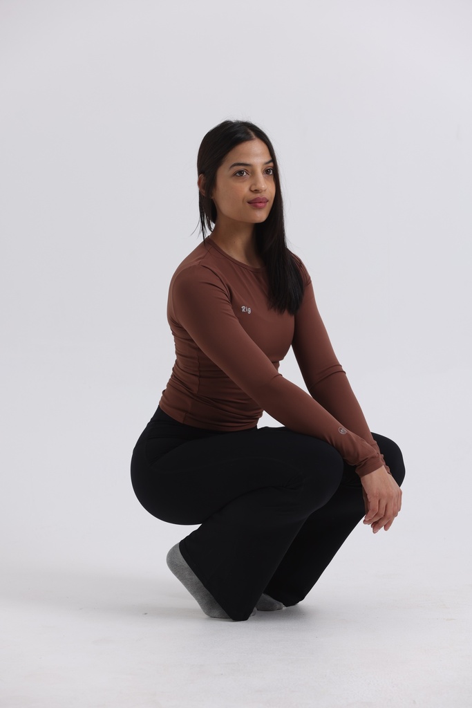 Chocolate Slim Fit L/S