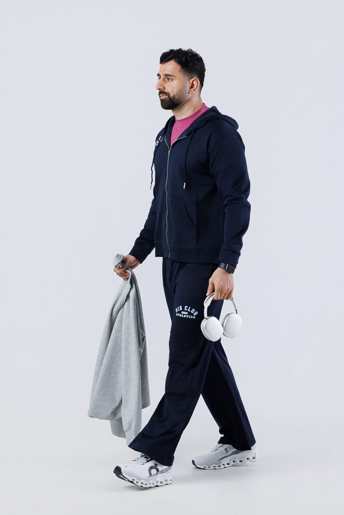 Navy Full Zip Hoodie  