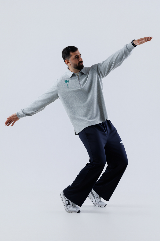 Navy straight Leg Sweats