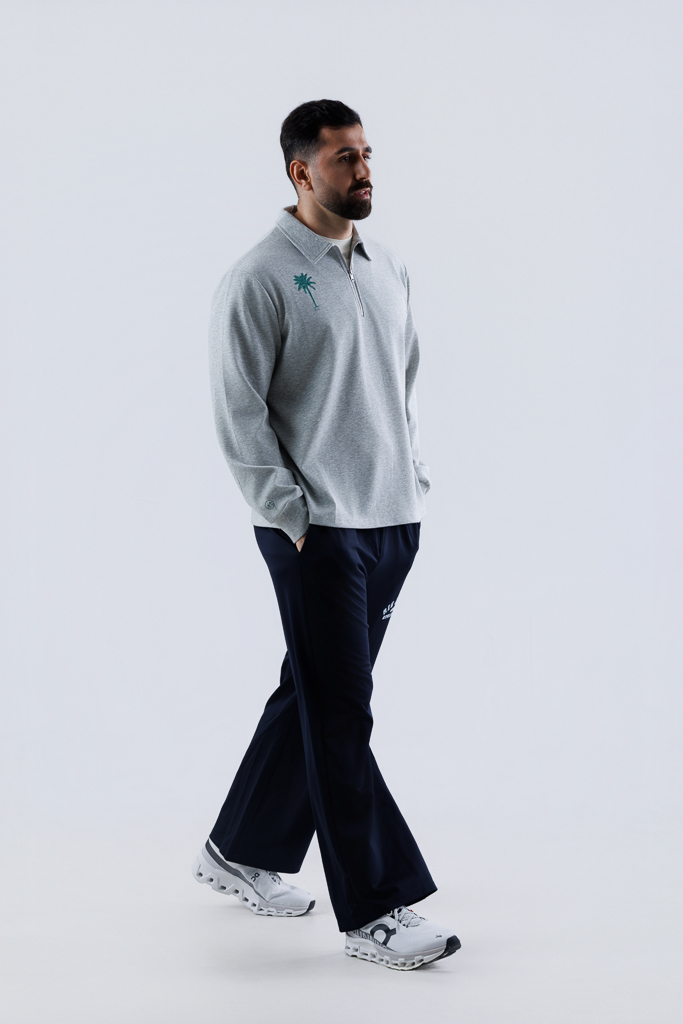 Navy straight Leg Sweats
