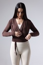 Coffee Wrap Top