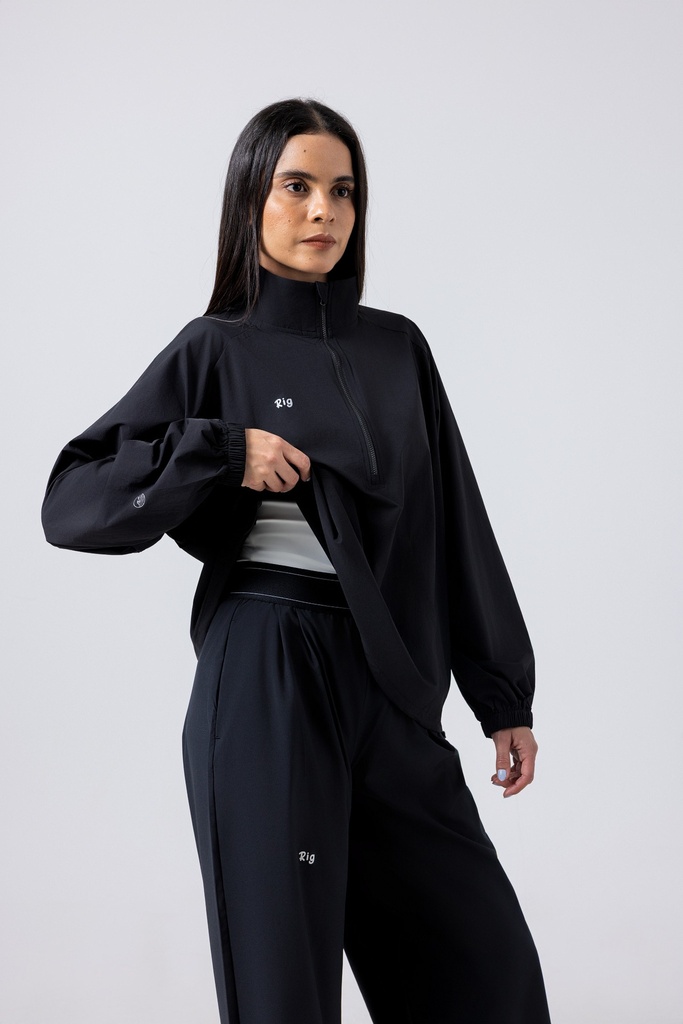 Black Airflow Pullover 
