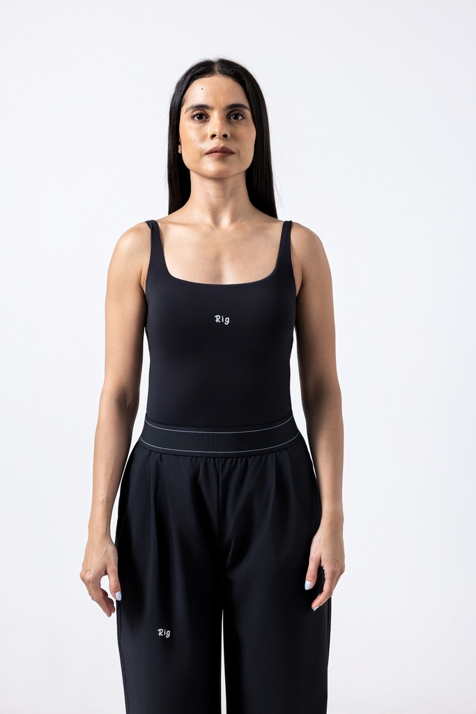 Black Skin Fit Top