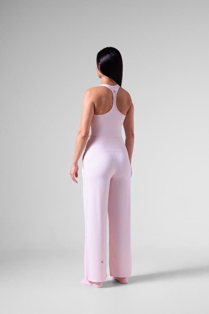 Baby Pink Body Ribbed Bra Top