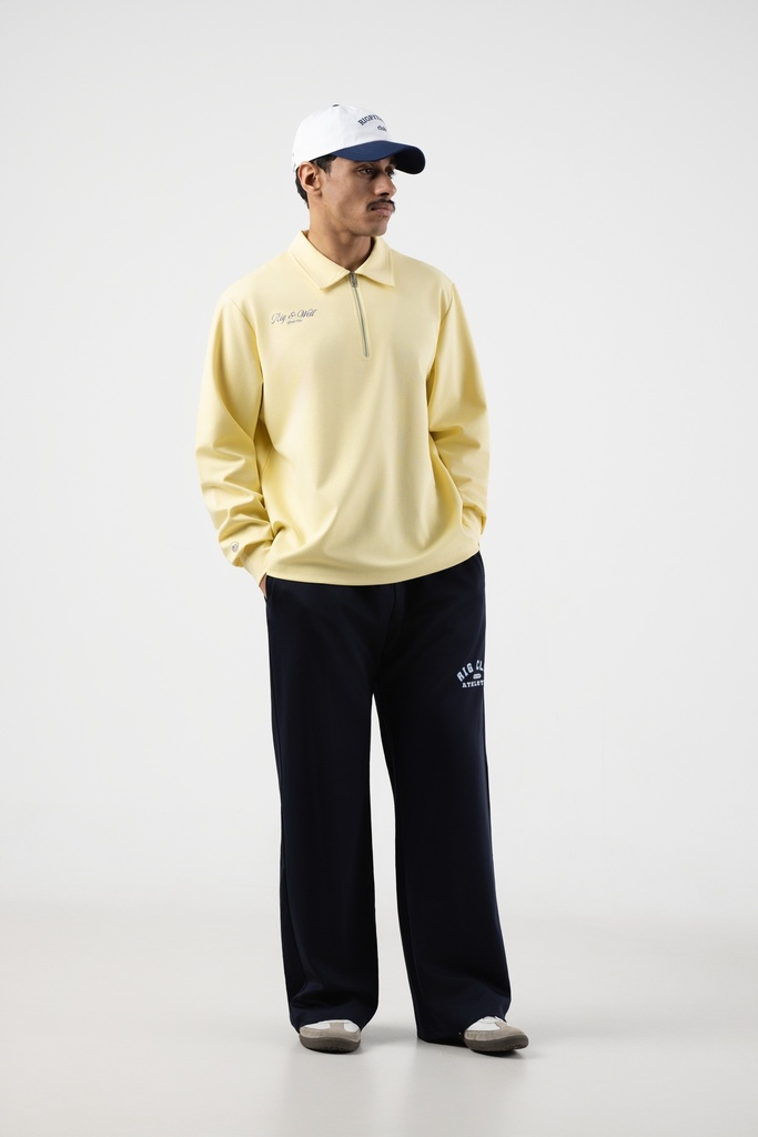 Lemon Half Zip Sweater