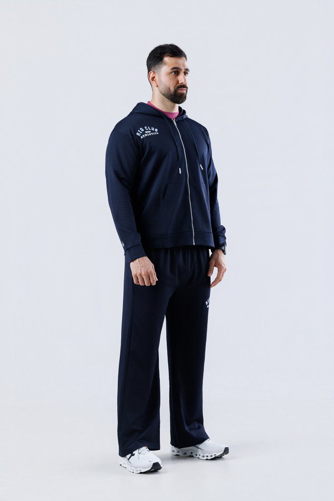 Navy Full Zip Hoodie  