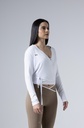 White Wrap Top