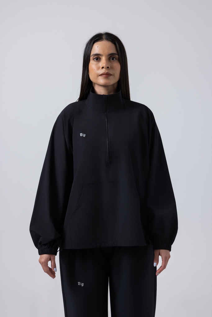 Black Airflow Pullover 