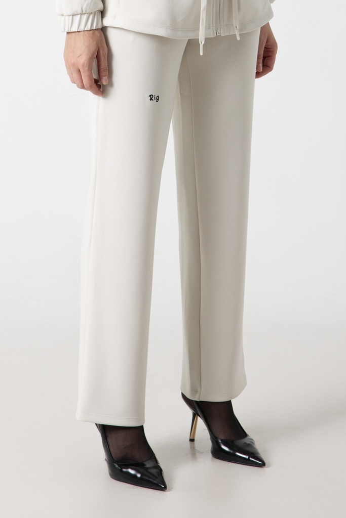 Cream Core Lounge Straight Pants
