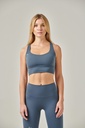 Blue Jeans Longline Sports Bra