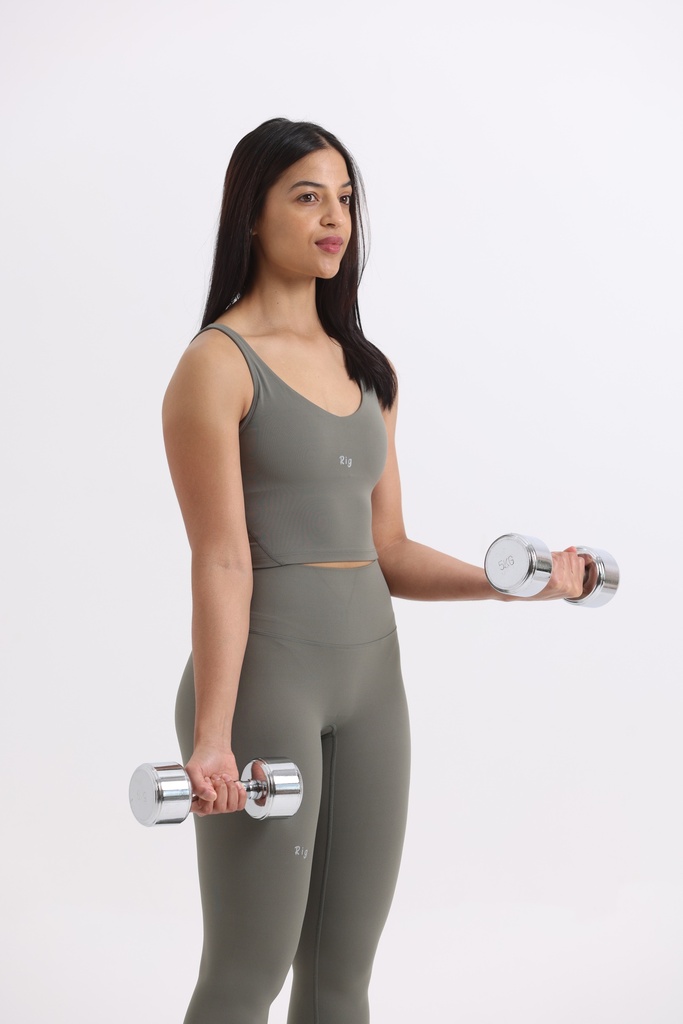 Dusty Matcha Bra Top