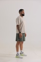 Oversized Beach Club T-Shirt In Sand 