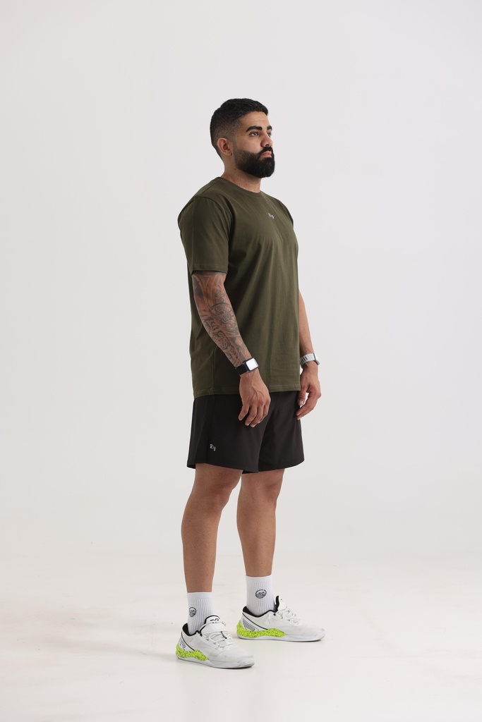 Army Green Lifting Club T-shirt