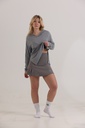 Stone Grey Tennis Skirt