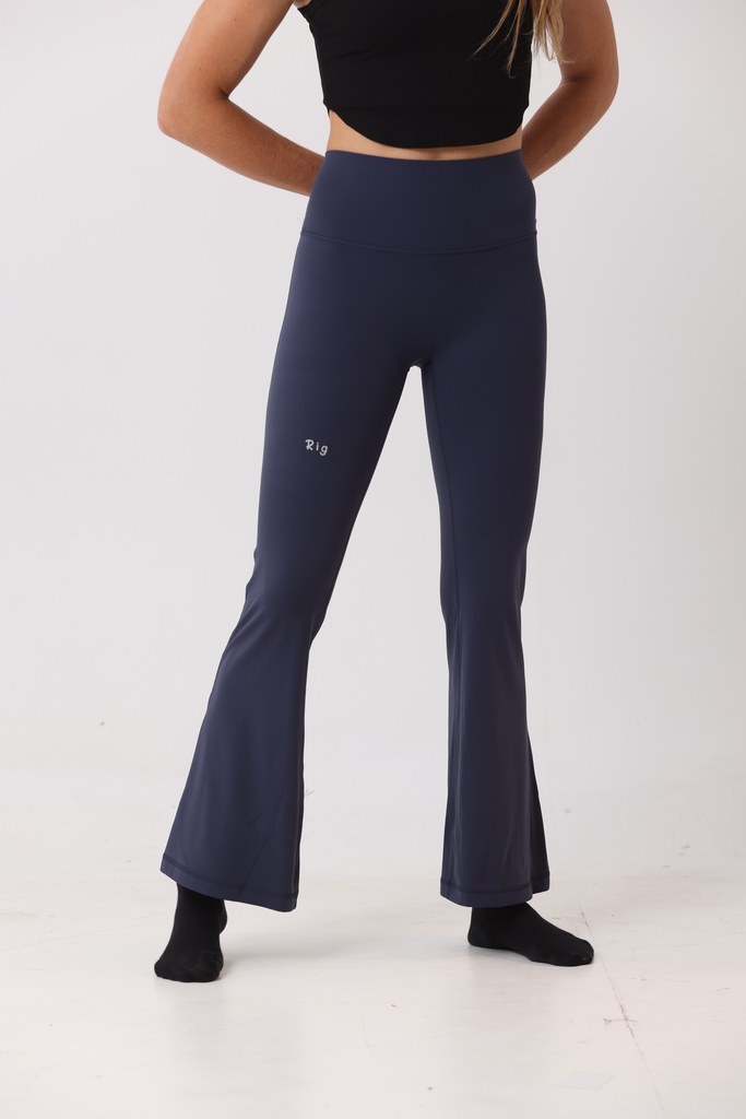 Navy Flared  Active Pants
