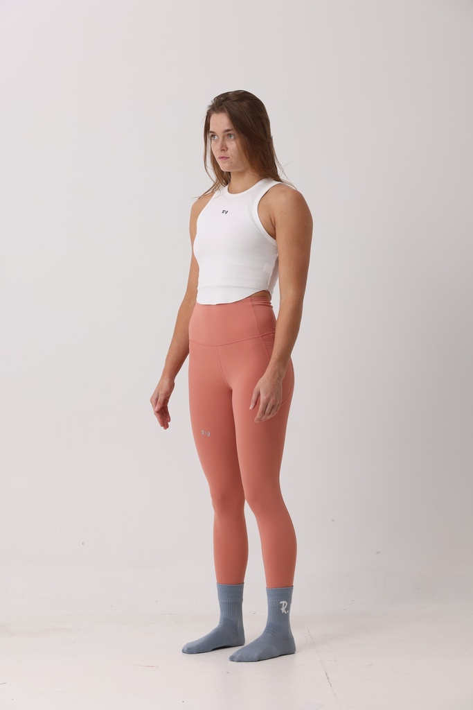 Coral Snatch Leggings