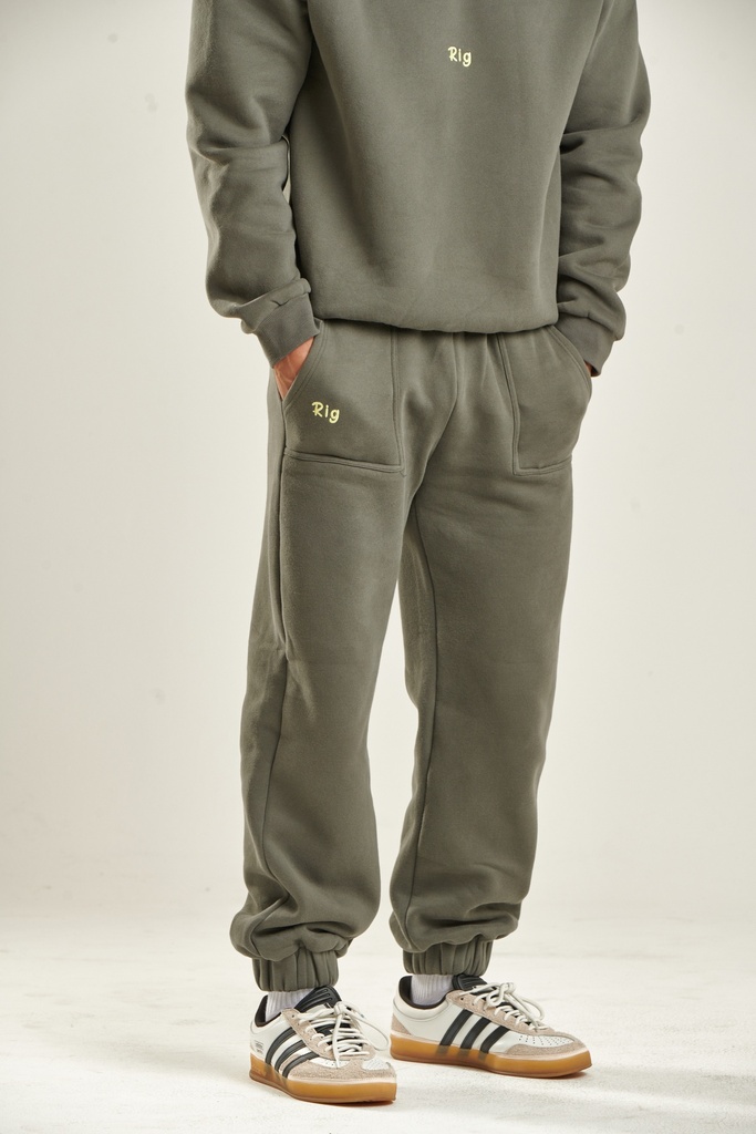 Olive Grey Sweats 