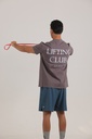 Deep Plum Lifting Club T-shirt
