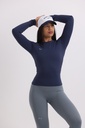 Navy Slim Fit L/S