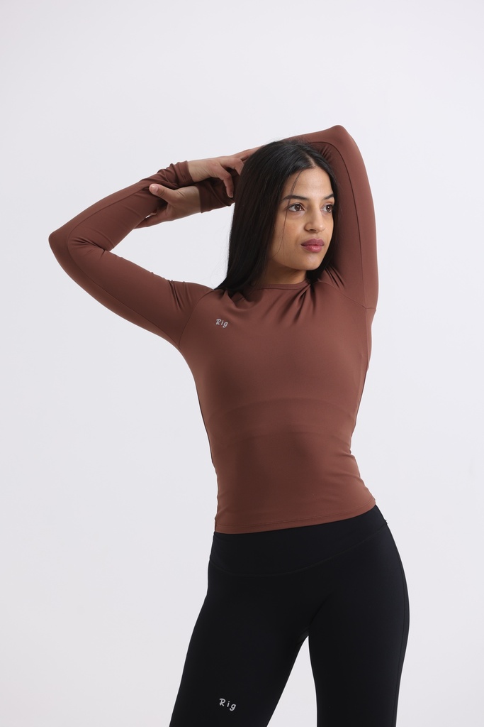 Chocolate Slim Fit L/S