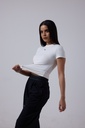 White Slim Fit Top